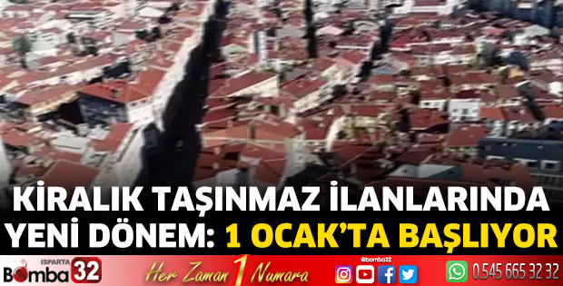 Kiralık taşınmaz ilanlarında yeni dönem