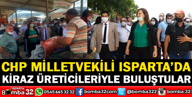 KİRAZ ÜRETİCİLERİ İLE BULUŞTULAR