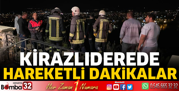 Kirazlıdere'de hareketli dakikalar