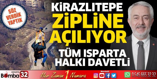 Kirazlıtepe Zipline açılıyor