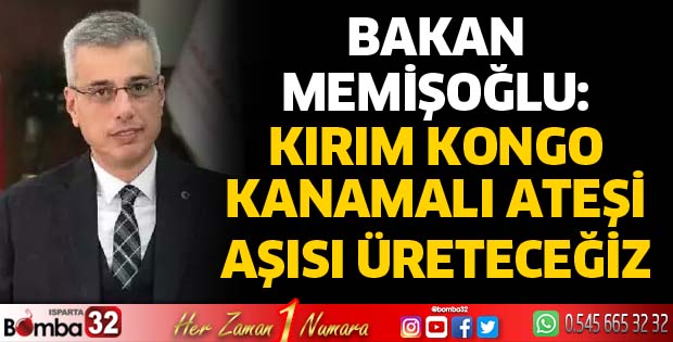 Kırım kongo kanamalı ateşi aşısı üreteceğiz