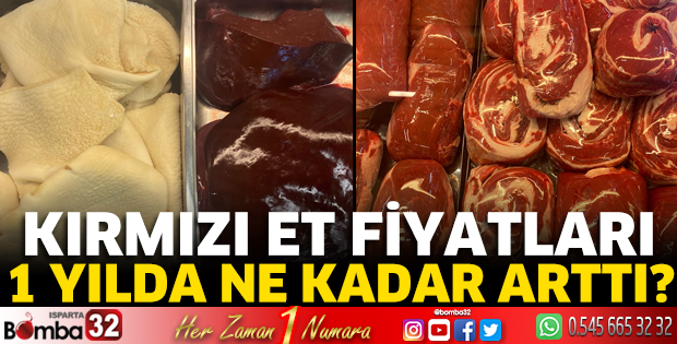 Kırmızı et fiyatları 1 yılda ne kadar arttı? 