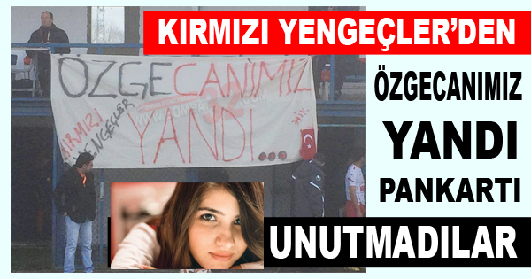 KIRMIZI YENGEÇLER DEN ANLAMLI PANKART