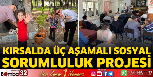 Kırsalda Üç Aşamalı Sosyal Sorumluluk Projesi