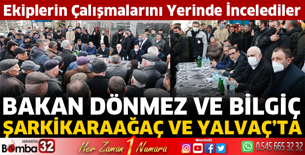 Kırsaldaki çalışmaları incelediler
