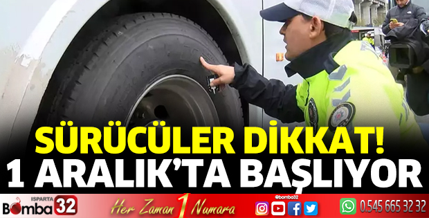 Kış lastiği uygulaması başlıyor