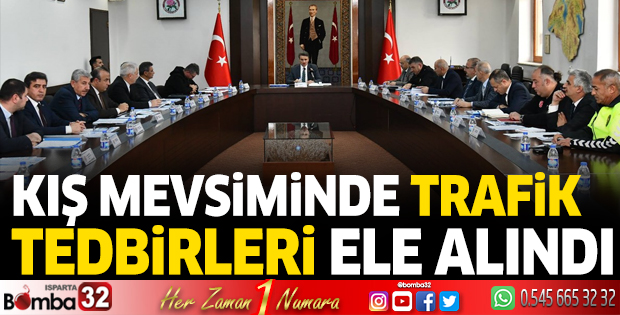 Kış Mevsimi Trafik Tedbirleri ele alındı