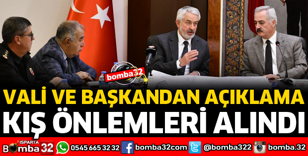 KIŞ ÖNLEMLERİ TOPLANTISI YAPILDI