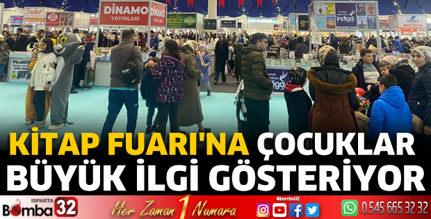 Kitap Fuarı'na çocuklar büyük ilgi gösteriyor