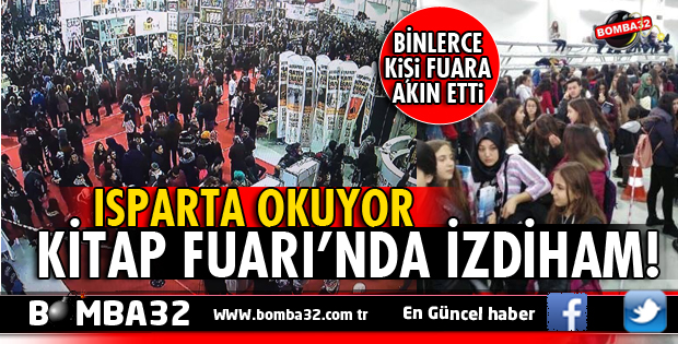 KİTAP FUARINDA İZDİHAM!