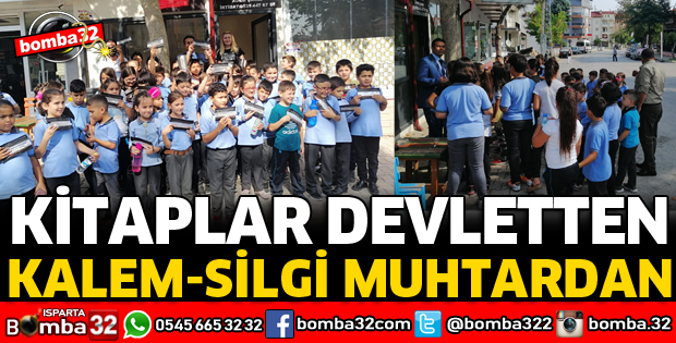 KİTAPLAR DEVLETTEN KALEM VE SİLGİ MUHTARDAN