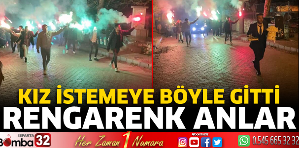 Kız istemeye böyle geldi 