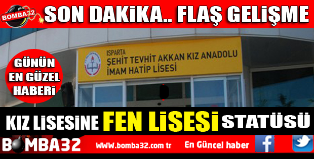 Kız Lisesi’ne Fen Lisesi Statüsü