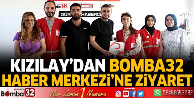 Kızılay’dan Bomba32’ye ziyaret
