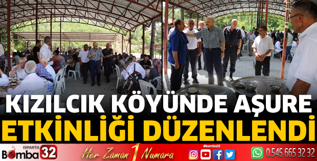 Kızılcık Köyünde aşure etkinliği düzenlendi
