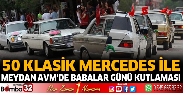 Klasik Mercedes Sevenler Kulübü Meydan Avm'de