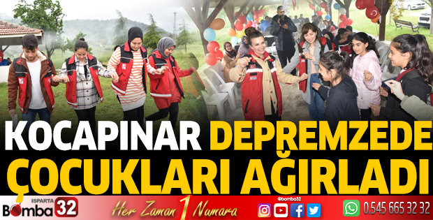 Kocapınar depremzede çocukları ağırladı.