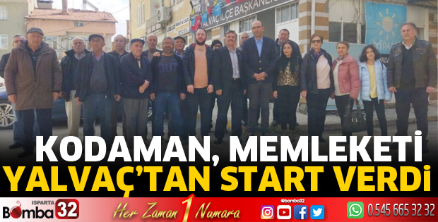 Kodaman, İyi Parti Yalvaç Teşkilatı’nda