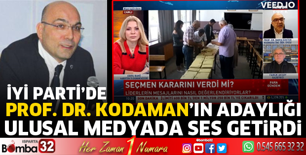 Kodaman’ın Aday Adaylığı Ulusal Çapta Etki Yarattı