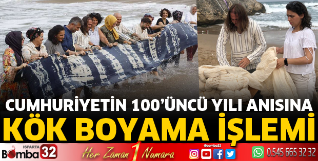 Kök boyama yapıldı