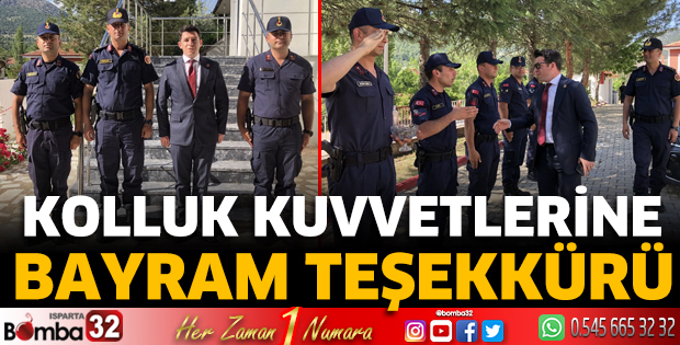Kolluk kuvvetlerine bayram teşekkürü