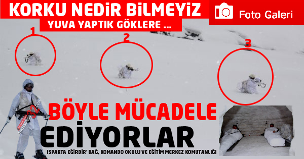 Komandolardan Hayatta Kalma Tatbikatı Nefes Kesti
