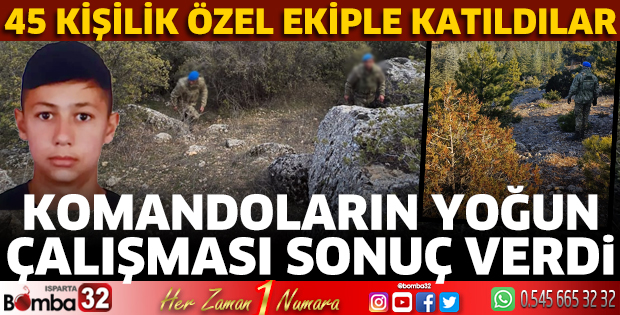 Komandoların yoğun çalışması sonuç verdi