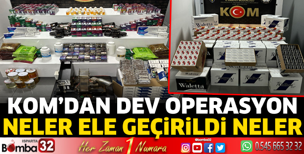 KOM'dan dev operasyon