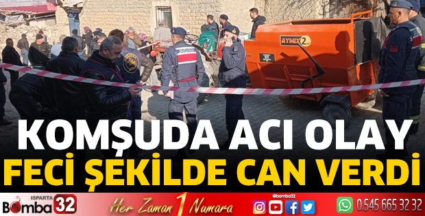 Komşuda acı olay