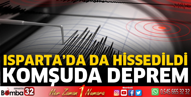 Komşuda deprem 