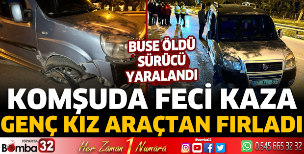 Komşuda feci kaza