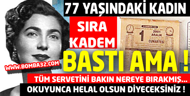 KOMŞUDA HÜZÜNLÜ HİKAYE 