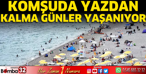 Komşuda yazdan kalma günler