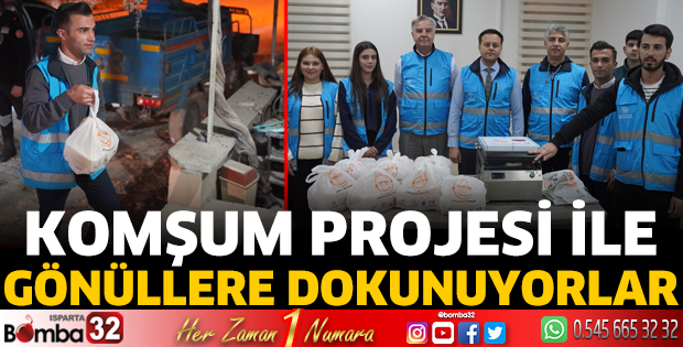 Komşum Projesi ile gönüllere dokunuyorlar