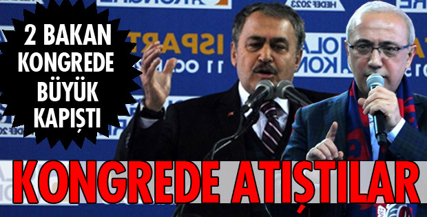 KONGREDE BÜYÜK KAPIŞMA!