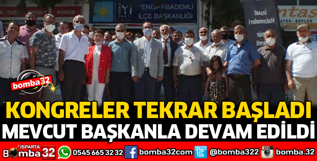 KONGRELER YENİDEN BAŞLADI