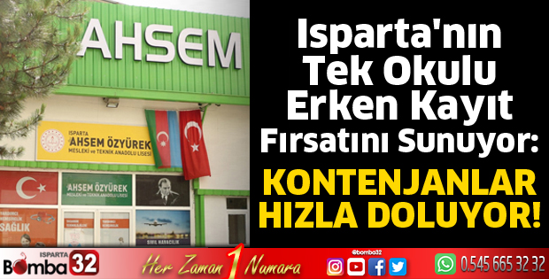 Kontenjanlar hızla doluyor!