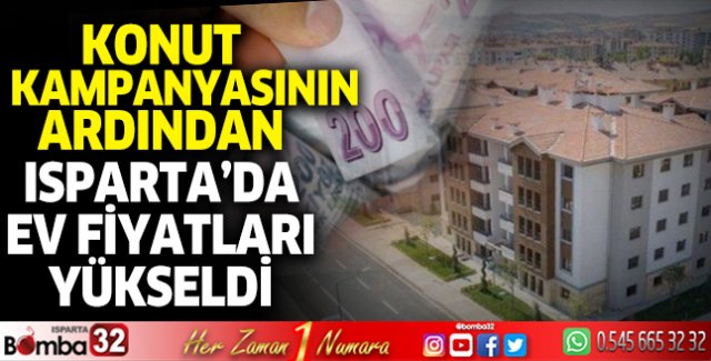 Konut kampanyasının ardından ev fiyatları yükseldi