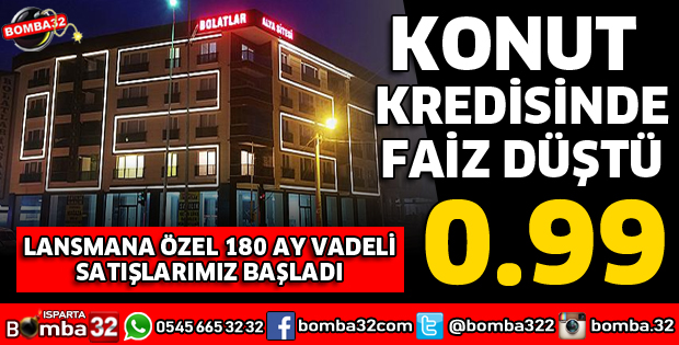 KONUT KREDİSİNDE FAİZ DÜŞTÜ