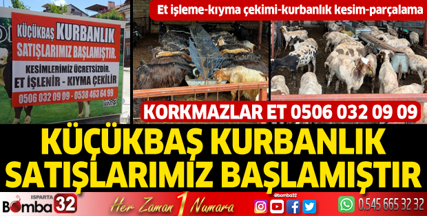 Korkmazlar Et kurbanlık satışlarına başladı