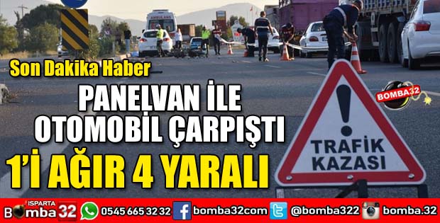KORKUNÇ KAZA 4 YARALI VAR