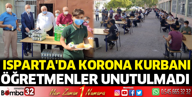 Korona kurbanı öğretmenler unutulmadı