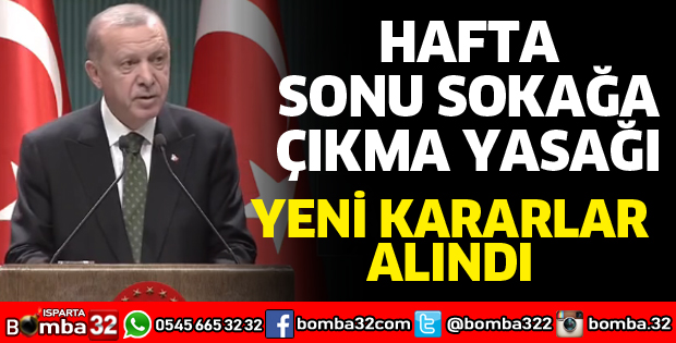 KORONAVİRÜS İLE MÜCADELEDE YENİ KARARLAR ALINDI