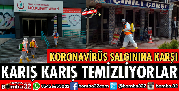KORONAVİRÜS SALGININA KARŞI 4 KOLDAN TEMİZLİK