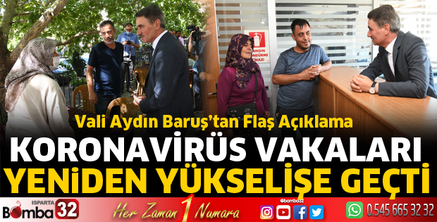 Koronavirüs vakaları yeniden yükselişte
