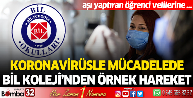 Koronavirüsle mücadelede BİL Koleji'nden örnek hareket