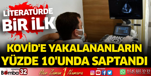 Kovid'e yakalananların yüzde 10'unda saptandı...
