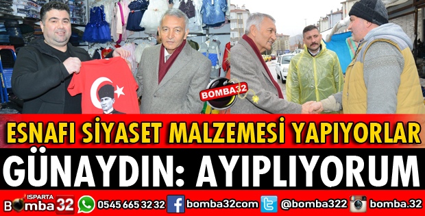 KÖY GARAJI ESNAFINI SİYASET MALZEMESİ YAPMALARINI AYIPLIYORUM