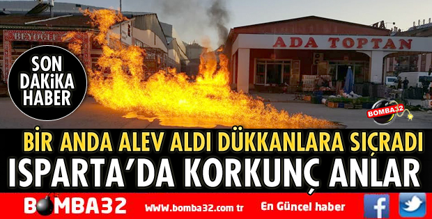 KÖY GARAJINDA YANDIN ÇIKTI