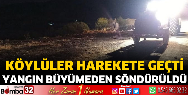 Köy halkı facianın önüne geçti